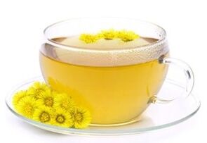 Coltsfoot decoction for the treatment of cervical osteochondosis