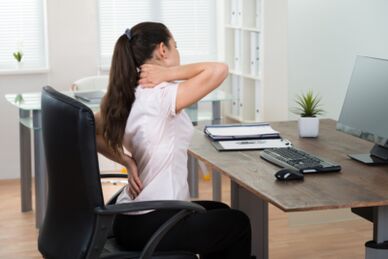 Posture control during sedentary work